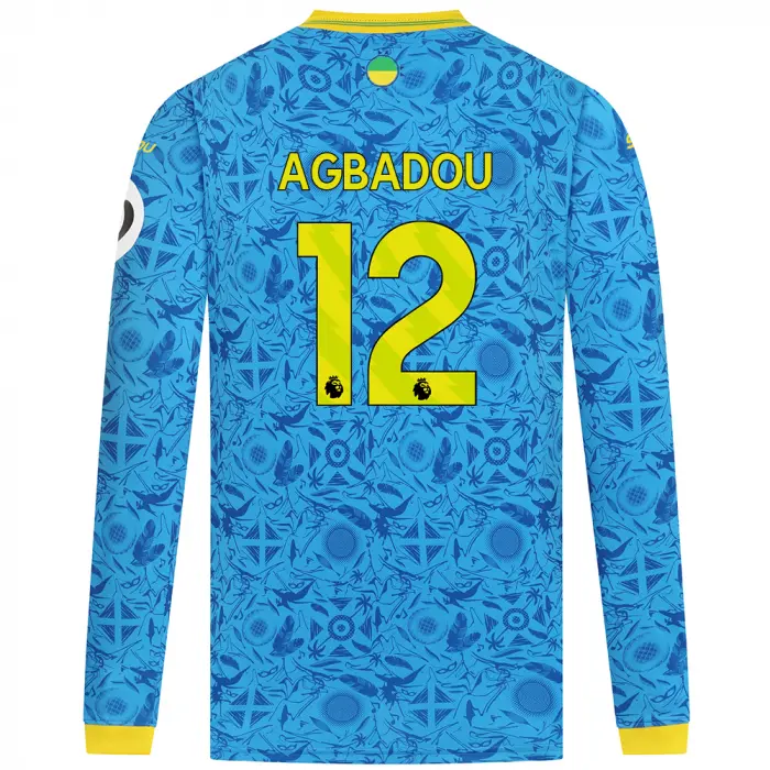 Wolves Fanshop | 2025-26 Wolves Third Shirt – Adult – LS AGBADOU 12 Wolves Merchandise Collection
